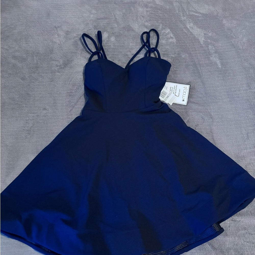 Macy's Navy Blue Mini Dress